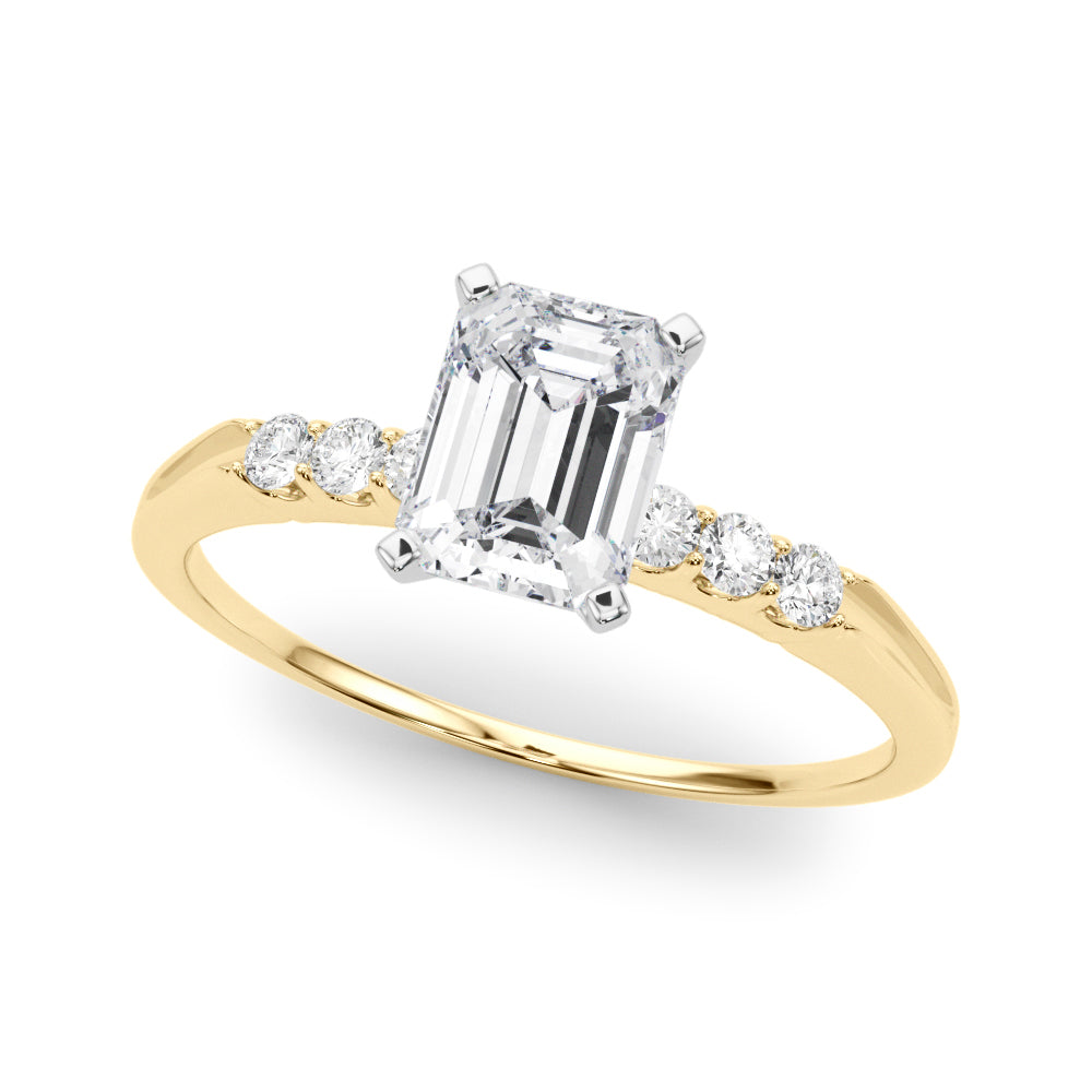 Eternal Prong-Set Round Diamond Engagement Ring — 9K/18K Gold & Platinum