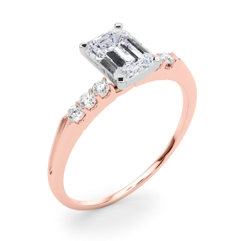 Eternal Prong-Set Round Diamond Engagement Ring — 9K/18K Gold & Platinum