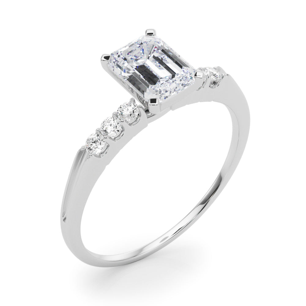 Eternal Prong-Set Round Diamond Engagement Ring — 9K/18K Gold & Platinum