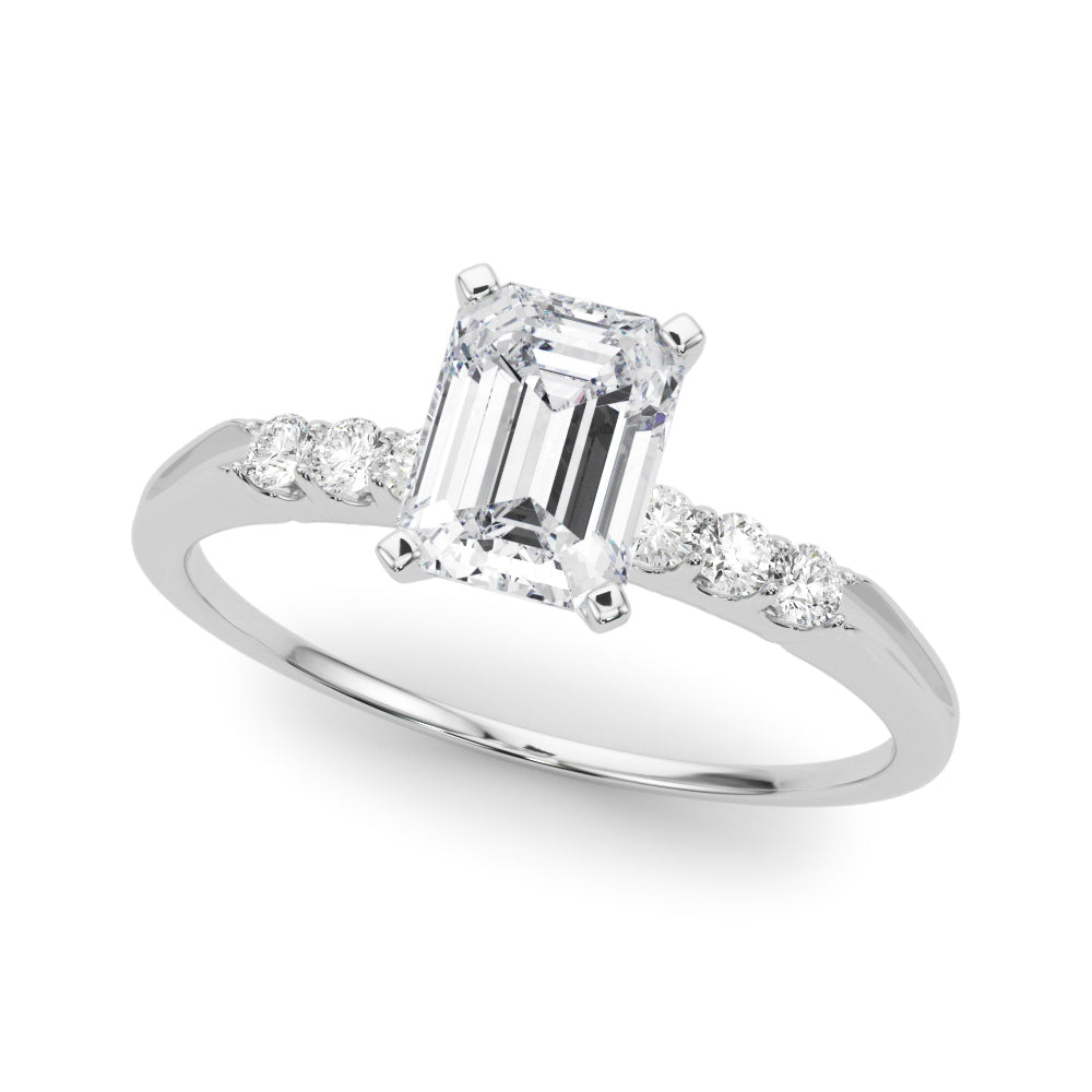 Eternal Prong-Set Round Diamond Engagement Ring — 9K/18K Gold & Platinum