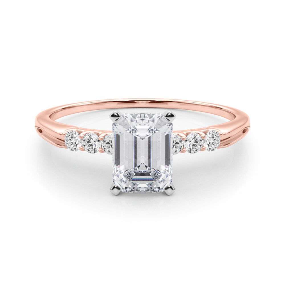 Eternal Prong-Set Round Diamond Engagement Ring — 9K/18K Gold & Platinum