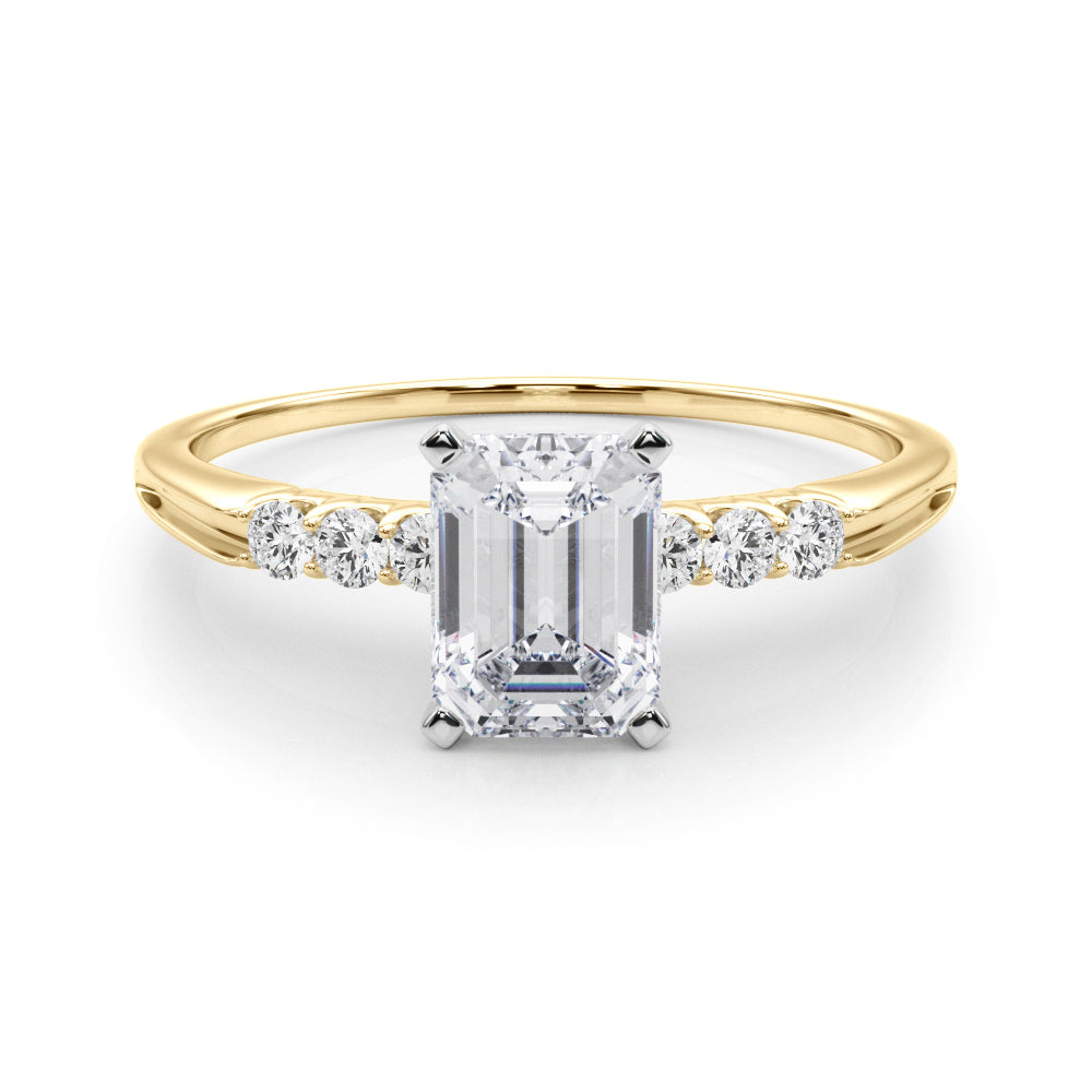 Eternal Prong-Set Round Diamond Engagement Ring — 9K/18K Gold & Platinum