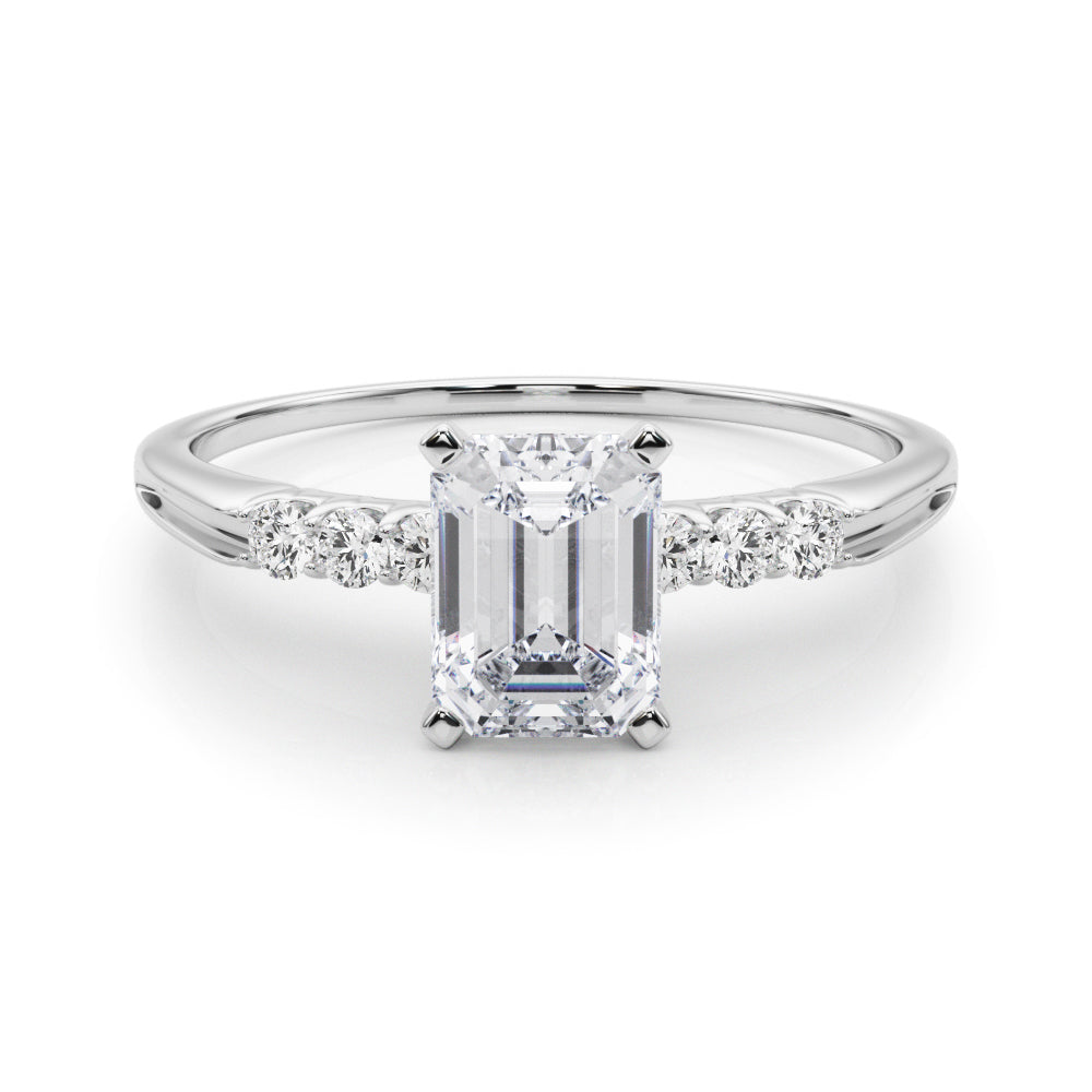 Eternal Prong-Set Round Diamond Engagement Ring — 9K/18K Gold & Platinum