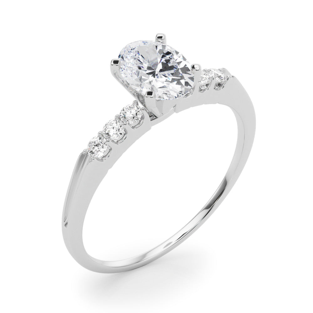 Eternal Prong-Set Round Diamond Engagement Ring — 9K/18K Gold & Platinum