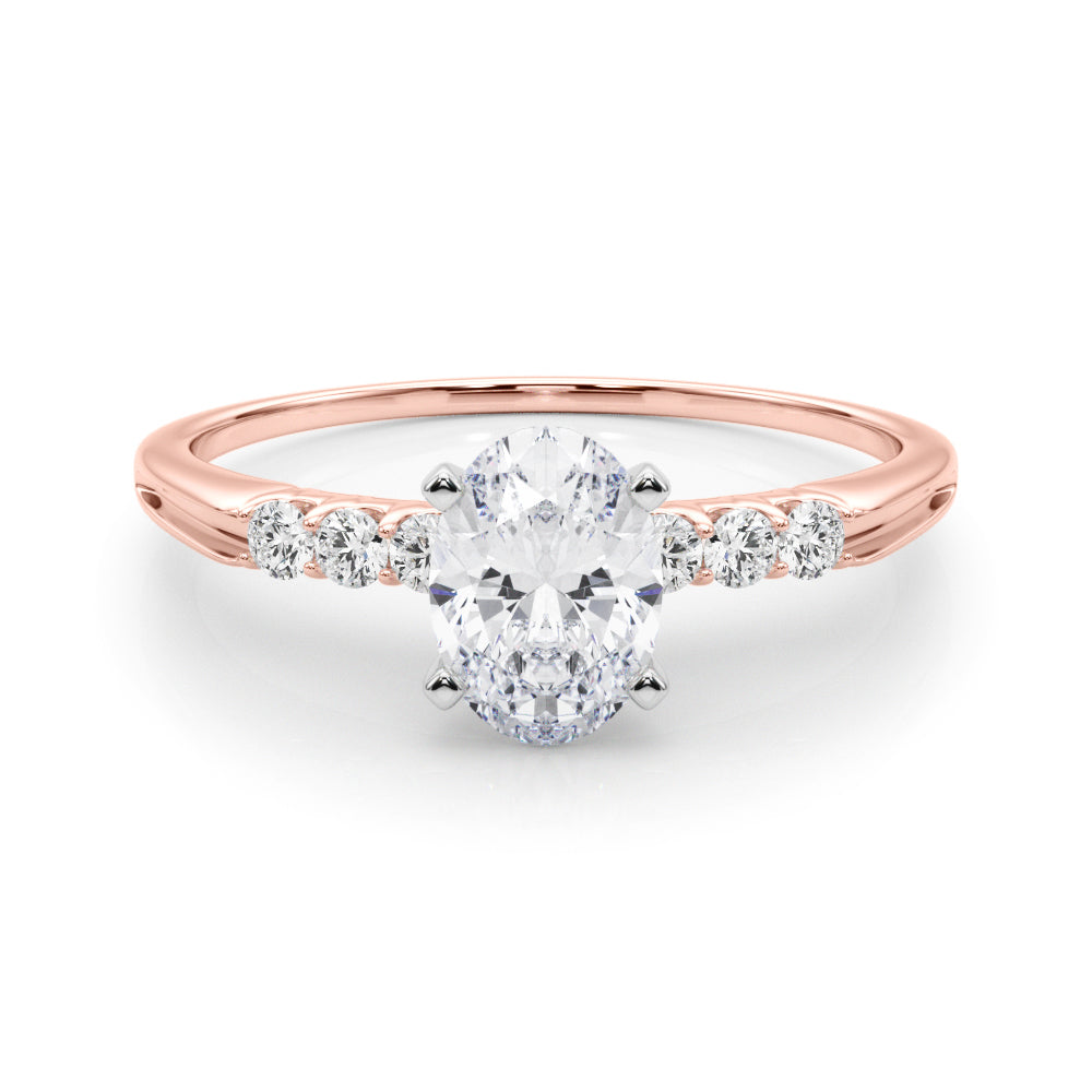 Eternal Prong-Set Round Diamond Engagement Ring — 9K/18K Gold & Platinum