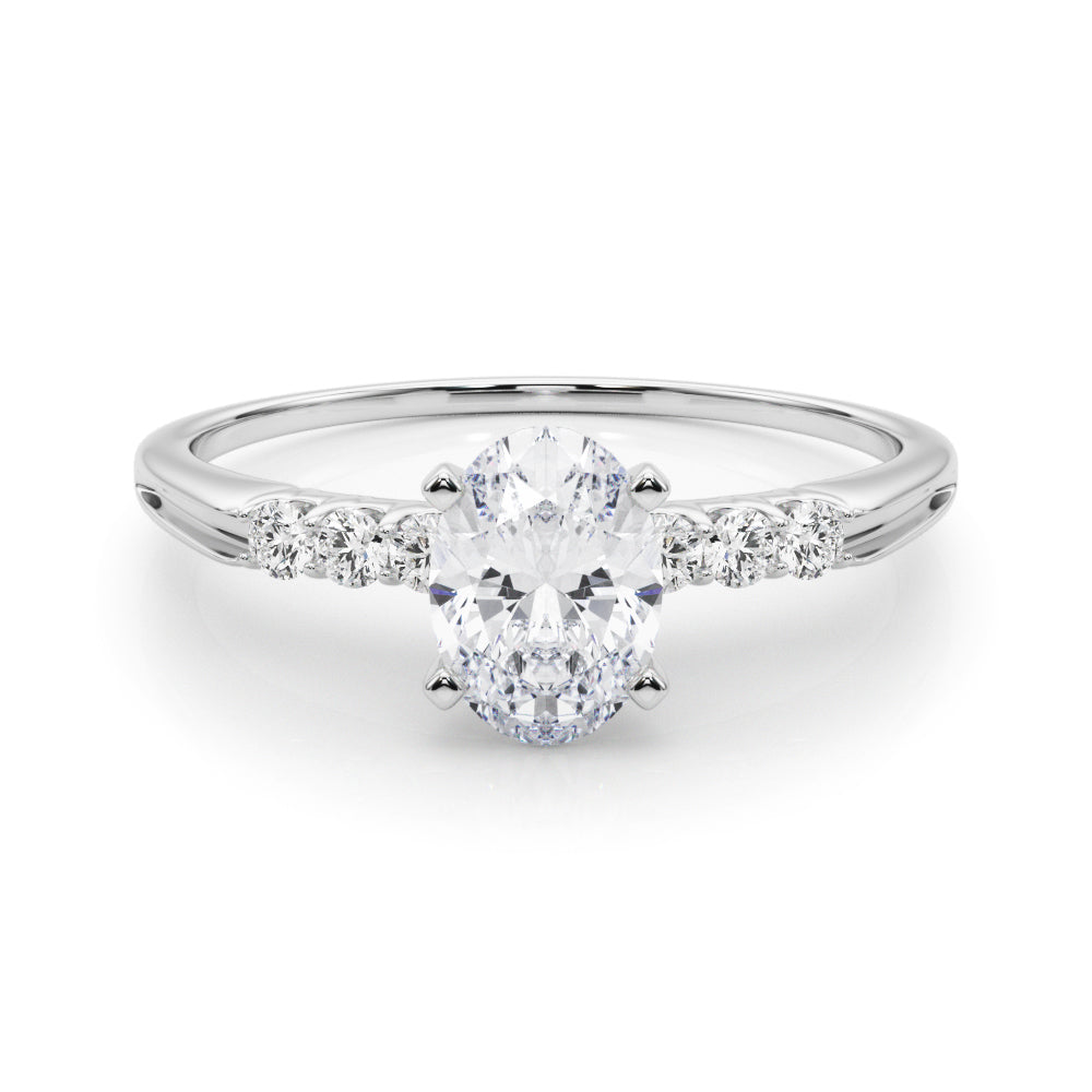 Eternal Prong-Set Round Diamond Engagement Ring — 9K/18K Gold & Platinum