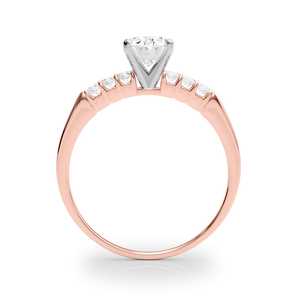 Eternal Prong-Set Round Diamond Engagement Ring — 9K/18K Gold & Platinum
