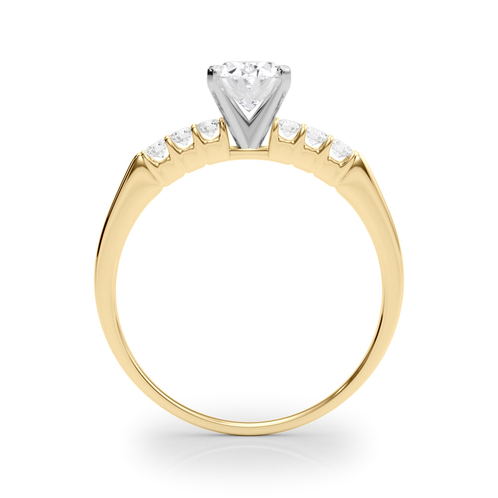Eternal Prong-Set Round Diamond Engagement Ring — 9K/18K Gold & Platinum