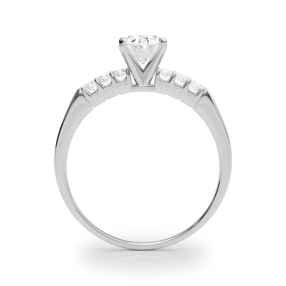 Eternal Prong-Set Round Diamond Engagement Ring — 9K/18K Gold & Platinum