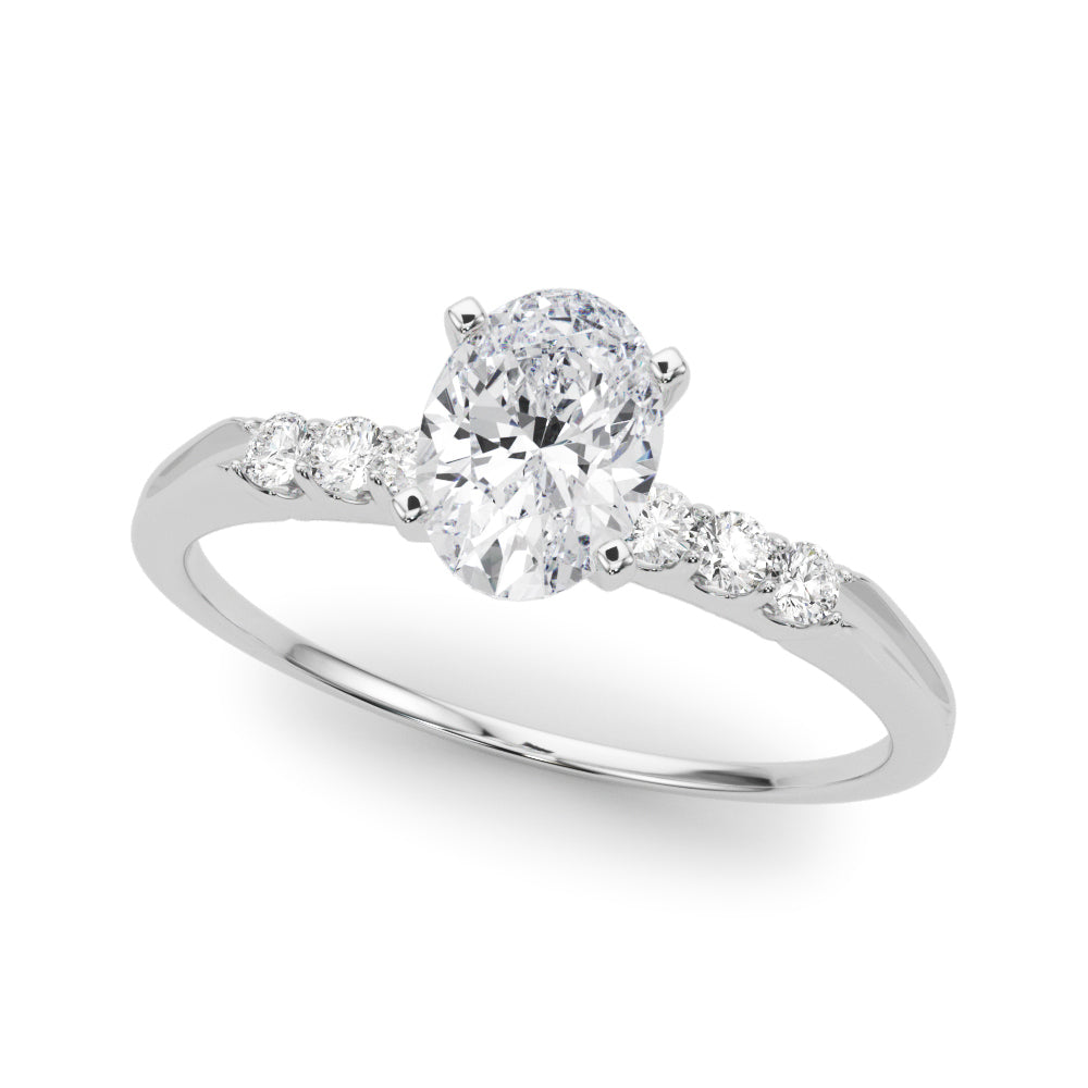 Eternal Prong-Set Round Diamond Engagement Ring — 9K/18K Gold & Platinum