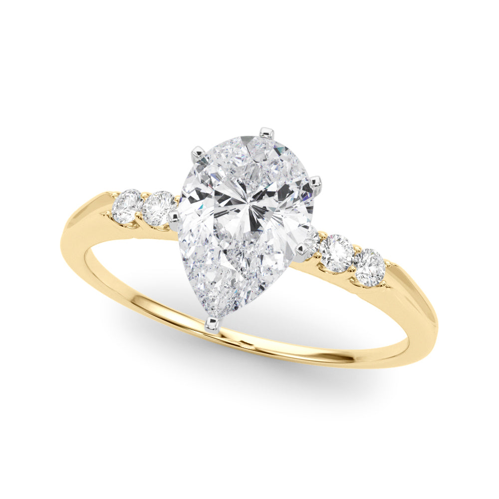 Eternal Prong-Set Round Diamond Engagement Ring — 9K/18K Gold & Platinum