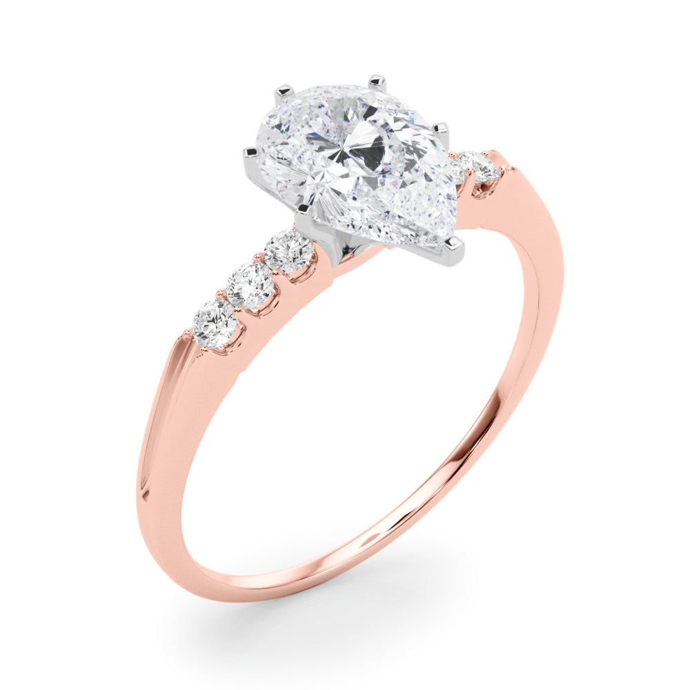 Eternal Prong-Set Round Diamond Engagement Ring — 9K/18K Gold & Platinum