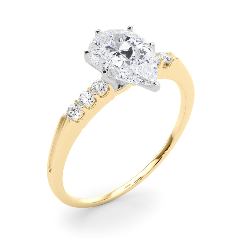 Eternal Prong-Set Round Diamond Engagement Ring — 9K/18K Gold & Platinum