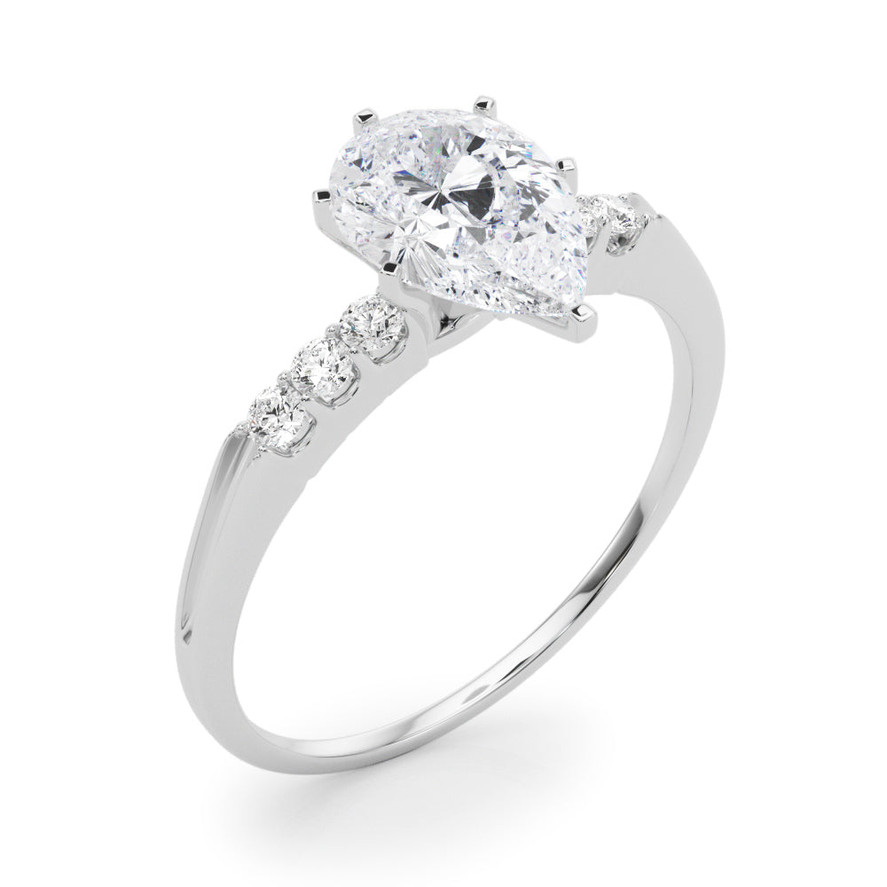 Eternal Prong-Set Round Diamond Engagement Ring — 9K/18K Gold & Platinum
