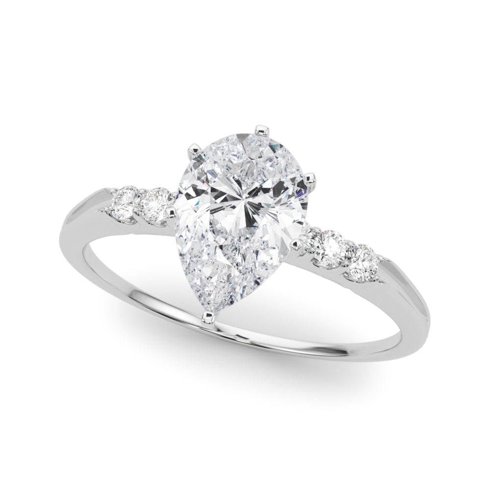 Eternal Prong-Set Round Diamond Engagement Ring — 9K/18K Gold & Platinum