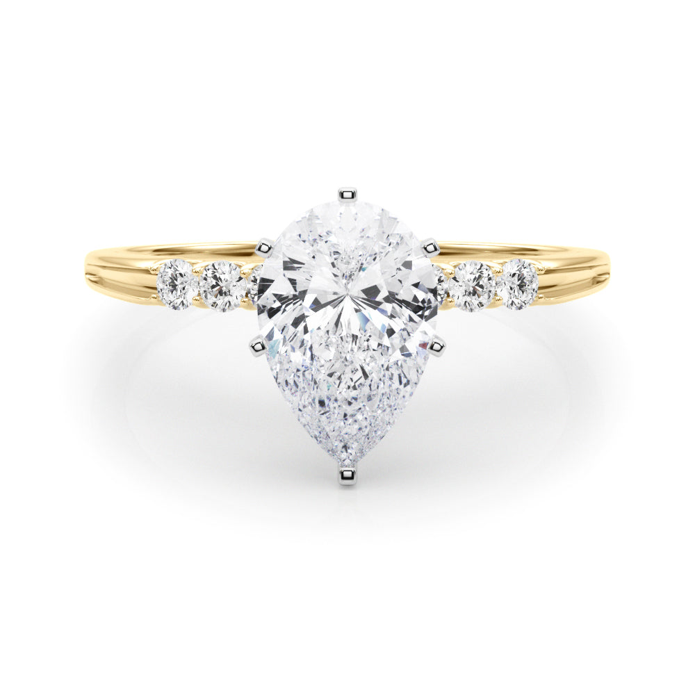 Eternal Prong-Set Round Diamond Engagement Ring — 9K/18K Gold & Platinum