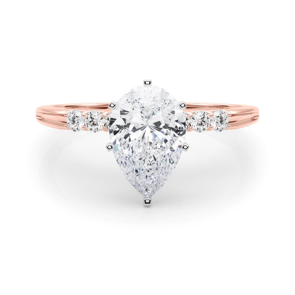Eternal Prong-Set Round Diamond Engagement Ring — 9K/18K Gold & Platinum