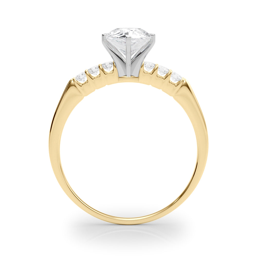 Eternal Prong-Set Round Diamond Engagement Ring — 9K/18K Gold & Platinum