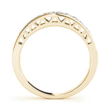 Channel Set Half Eternity Ring in Gold & Platinum