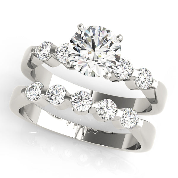 Adored Prong-Set Round Diamond Engagement Ring — 9K/18K Gold & Platinum