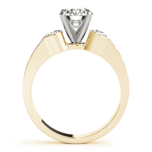 Lab Grown D/VVS Round Cut Diamond 3-Stone Engagement Ring
