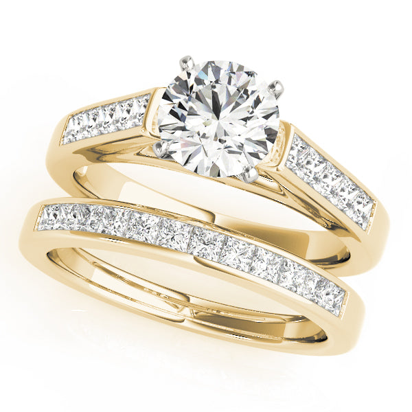 Classic Fancy Shape Princess Diamond Engagement Ring — 9K/18K Gold & Platinum
