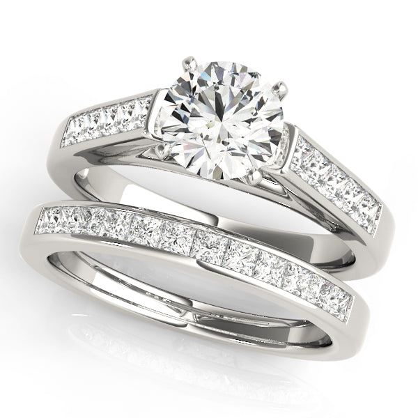 Classic Fancy Shape Princess Diamond Engagement Ring — 9K/18K Gold & Platinum