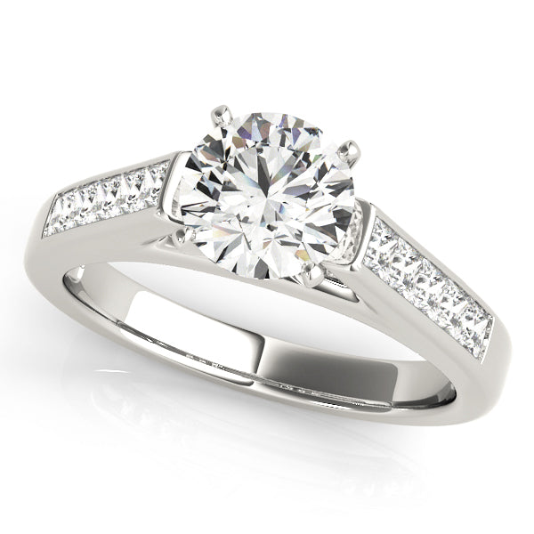 Classic Fancy Shape Princess Diamond Engagement Ring — 9K/18K Gold & Platinum