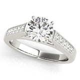 Classic Fancy Shape Princess Diamond Engagement Ring — 9K/18K Gold & Platinum