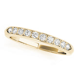 Channel Set Half Eternity Ring in Gold & Platinum