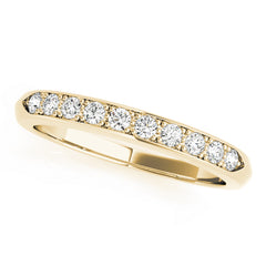 Channel Set Half Eternity Ring in Gold & Platinum