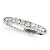 Channel Set Half Eternity Ring in Gold & Platinum