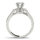Lab Grown Round Cut Diamond Engagement Ring
