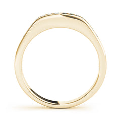 Channel Set Half Eternity Ring in Gold & Platinum