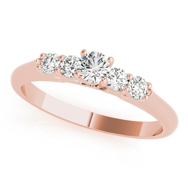 Bespoke Prong-Set Round Diamond Engagement Ring — 9K/18K Gold & Platinum