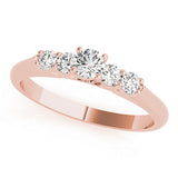 Bespoke Prong-Set Round Diamond Engagement Ring — 9K/18K Gold & Platinum