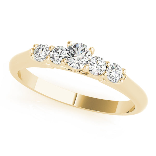 Bespoke Prong-Set Round Diamond Engagement Ring — 9K/18K Gold & Platinum