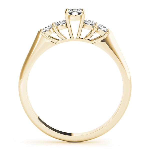 Bespoke Prong-Set Round Diamond Engagement Ring — 9K/18K Gold & Platinum