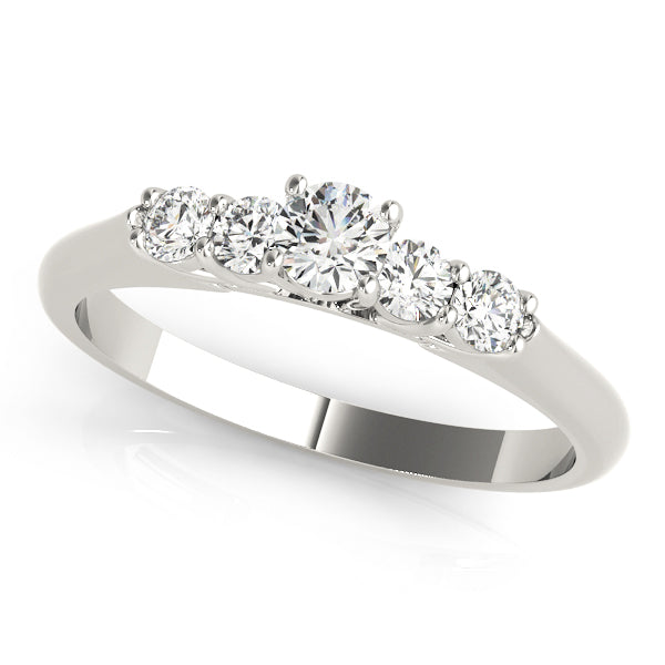 Bespoke Prong-Set Round Diamond Engagement Ring — 9K/18K Gold & Platinum
