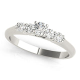 Bespoke Prong-Set Round Diamond Engagement Ring — 9K/18K Gold & Platinum
