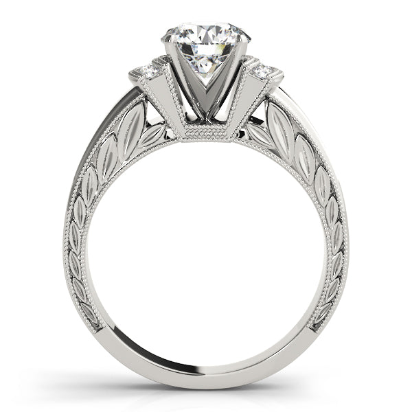 Radiant Remounts Round Diamond Engagement Ring — 9K/18K Gold & Platinum
