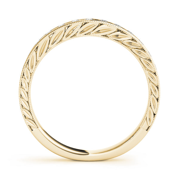 Channel Set Half Eternity Ring in Gold & Platinum