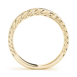 Channel Set Half Eternity Ring in Gold & Platinum