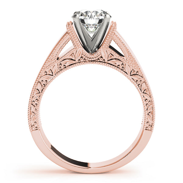 Timeless Solitaires Round Diamond Engagement Ring — 9K/18K Gold & Platinum
