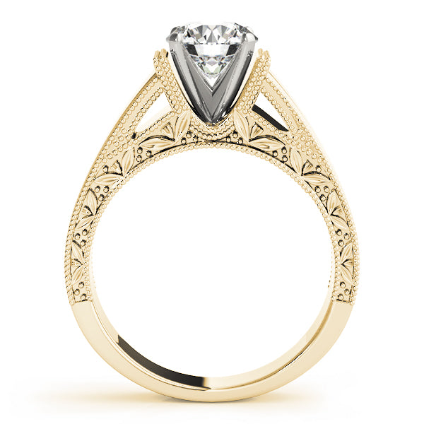 Timeless Solitaires Round Diamond Engagement Ring — 9K/18K Gold & Platinum