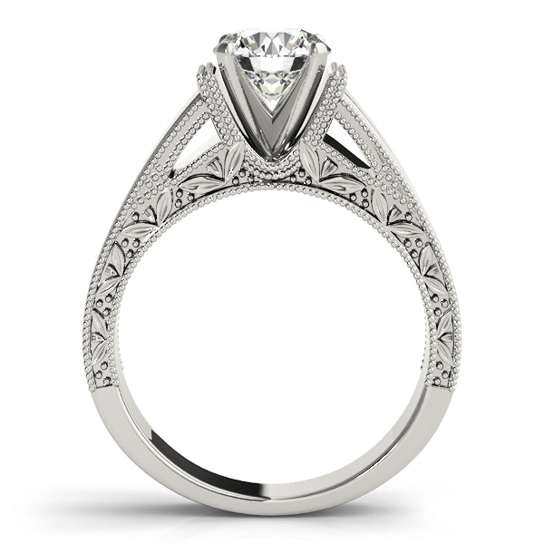 Timeless Solitaires Round Diamond Engagement Ring — 9K/18K Gold & Platinum
