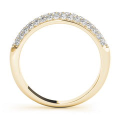 Pavã© Set Half Eternity Ring in Gold & Platinum