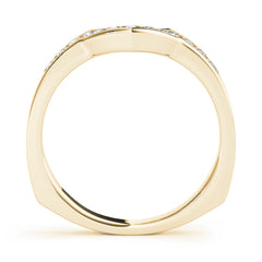Channel Set Half Eternity Ring in Gold & Platinum