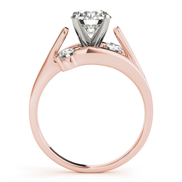 Elegant Solitaires Round Diamond Engagement Ring — 9K/18K Gold & Platinum