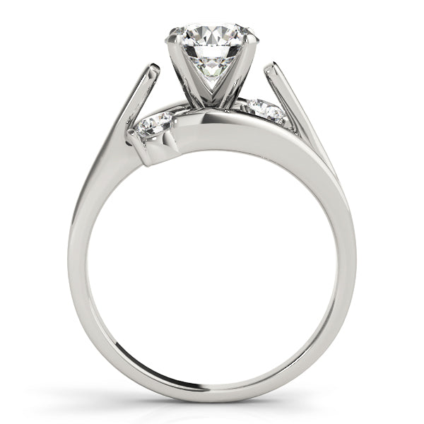 Elegant Solitaires Round Diamond Engagement Ring — 9K/18K Gold & Platinum